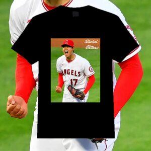 Shohei Ohtani Los Angeles Angels Baseball Graphic T-Shirt MLB Player Fan Tee 91